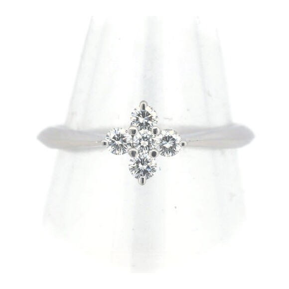 Mikimoto Mikimoto Diamond Ring K18 White Gold 11 Metal Ring in Great Condition